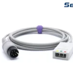 AAMI 6 PIN UYUMLU 3 LEAD EKG ARA KABLO