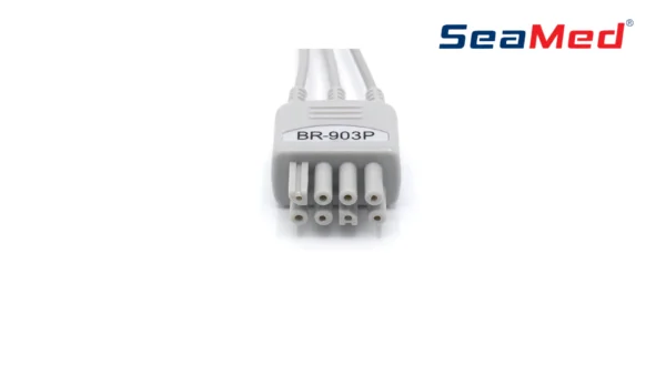 NIHON KOHDEN UYUMLU 3 LEAD EKG LEAD KABLOSU - Görsel 2