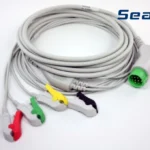 NIHON KOHDEN UYUMLU 5 LEAD DEFİBRİLATÖR KABLOSU