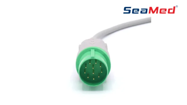 NIHON KOHDEN UYUMLU 3 LEAD DEFİBRİLATÖR KABLOSU - Görsel 2