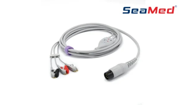 AAMI 6 PİN UYUMLU 3 LEAD EKG KABLOSU - Görsel 2