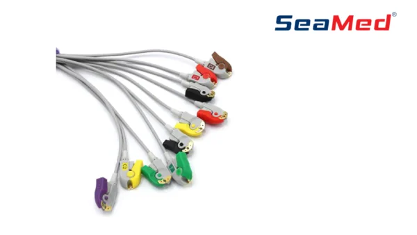 GE MARQUETTE UYUMLU 10 LEAD GRABBER EKG KABLOSU - Görsel 3