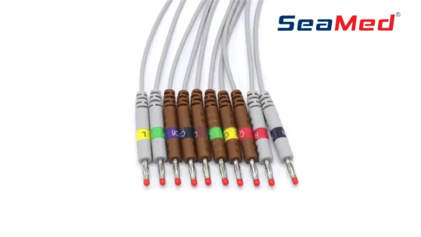 PHILIPS UYUMLU 10 LEAD BANANA EKG KABLOSU - Görsel 2