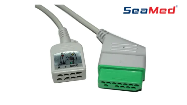 NİHON KOHDEN UYUMLU 6 LEAD EKG ARA KABLO - Görsel 2